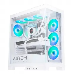 Abysm Gaming Danube Sava H500 White Caja Cristal Templado USB 3.0 ARGB Blanca