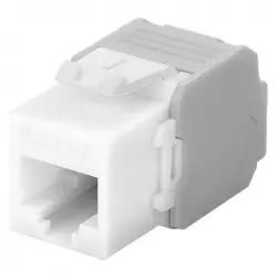Goobay Keystone Conector RJ45 a TIA 568A/B Cat 6A UTP Blanco