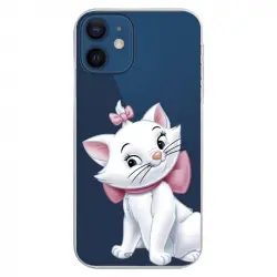 Funda Oficial de Disney Marie Silueta Los Aristogatos para iPhone 12 Mini