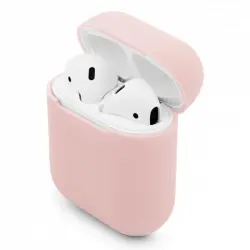 PcCom Essential Funda Protectora para Airpods Rosa