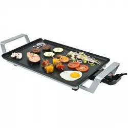 Bourgini Plancha de Asar 2400W Negro/Plata