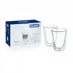 DeLonghi Juego de 2 Tazas Latte Macchiato 220 ml