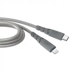 Force Power F149006 Cable USB-C a Lightning Ultrarreforzado 1.2m 3A Gris