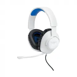 JBL Quantum 100P Auriculares Gaming para Consolas Blanco/Azul