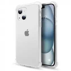PcCom Essential Funda Antishock Transparente para iPhone 15 Plus