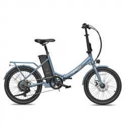 Fafrees F20 Lasting Bicicleta Eléctrica Motor 250W Batería 36V/18.2Ah Autonomía 120km Gris/Azul