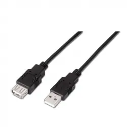 Ociodual Cable Extensión USB 2.0 1.8m Negro