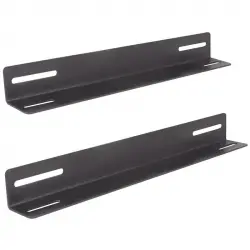 Aiten Data Juego de 2 Guías Laterales Fijas de Soporte para Armario Rack 19" 600 mm