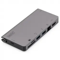 Digitus Dock Station USB-C 8x Puertos Gris