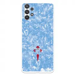 Funda Licencia Oficial RC Celta Escudo Fondo Hinchada para Samsung Galaxy A32 5G