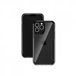 Muvit for Change Funda Shockproof 2m Transparente/Negra para iPhone 13 Pro Max