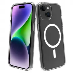 Muvit Funda Recycletek Magsafe Transparente para iPhone 15