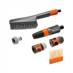 Gardena Kit de Lavado con Cepillo S Negro