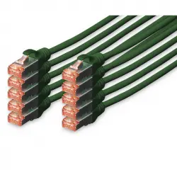 Digitus Cable de Red S-FTP Cat. 6 LSZH 0.5m Verde 10 Unidades