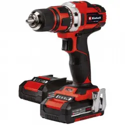 Einhell TE-CD 18/40 Li Kit Taladro Percutor/Atornillador + 2 Baterías 18 V + Cargador + Accesorios