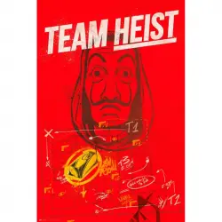 Erik Maxi Póster La Casa de Papel Team Heist 91.5x61cm