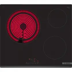 Bosch PKK631BB8E Placa Vitrocerámica 3 Zonas 60cm Negra