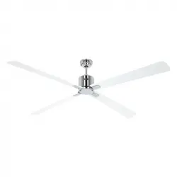 CasaFan Eco Neo III CH-WE/LG Ventilador de Techo con Motor Luz Mando y Aspas Reversibles 28W