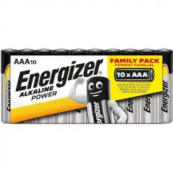 Energizer Alkaline Power Pilas AAA LR03 10 Unidades