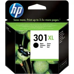 HP 301XL Cartucho Tinta Alta Capacidad Original Negro