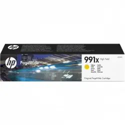 HP 991X Cartucho de Tinta PageWide Original Alta Capacidad Amarillo