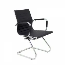 Piqueras y Crespo Madroño Sillón Confidente Patín Similpiel Negro