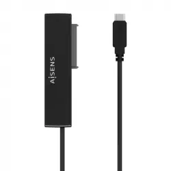 Aisens Adaptador para Discos Duros 2.5"/3.5" SATA a USB-C 3.0 con Alimentador