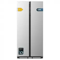 Cecotec Bolero Coolmarket Sbs 436 Sbi Inox E Frigorífico Americano 436l No Frost Clase E Inverter Plus Fast Cooling