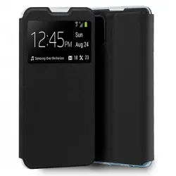 Cool Funda Flip Cover Liso Negro para LG K42