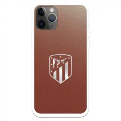 Funda Licencia Oficial Atlético de Madrid Escudo Plateado Fondo para iPhone 11 Pro
