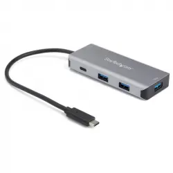 Startech Hub USB-C de 3x USB-A/1x USB-C Gris