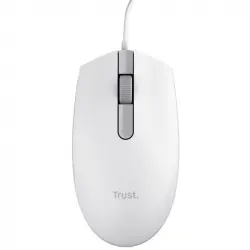 Trust TM-101 Ratón USB 1200 DPI Blanco