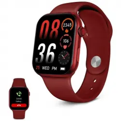 Ksix Urban 5 Mini Smartwatch Pantalla Amoled 1.75" Rojo