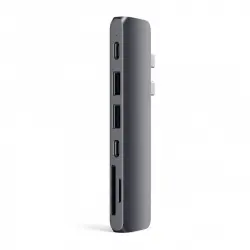 Satechi ST-CMBPM Hub Adaptador USB-C Multipuertos Gris Espacial