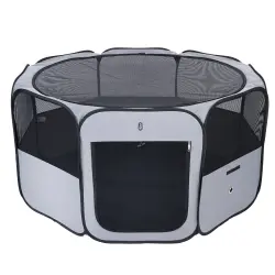 TIAKI recinto plegable para cachorros y roedores - S: 88 x 88 x 41,5 cm (L x An x Al)