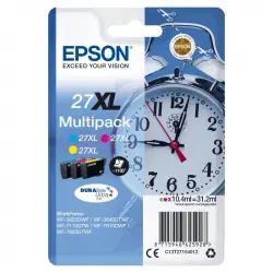 Cartucho de Tinta Original Epson Alarm Clock 27XL DURABrite Ultra XL C/M/Y