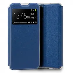 Cool Funda Flip Cover Liso Azul para Samsung Galaxy S20