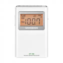 Sangean Pocket 160 Radio FM/AM Portátil Blanca