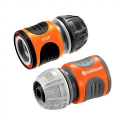 Gardena Conector De Manguera 13-15mm Negro/Naranja