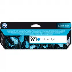 HP 971 Cartucho Tinta Original Cyan
