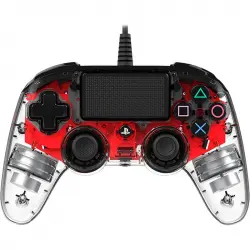 Nacon Compact Controller Wired para PS4/PC Iluminado Rojo