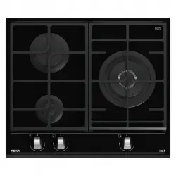 Teka GZC 63310 Placa de Gas Butano 3 Zonas 60cm Negra