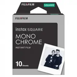 Fujifilm Instax Square Papel Fotográfico Monocromo para Cámaras Instax Square 10 Unidades