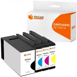 Pccom Essential Canon Pgi1500xl Cartucho Tinta Compatible Negro/cian/magenta/amarillo Pack 4