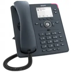 Snom D140 Teléfono de Escritorio de 2 Identidades SIP con Pantalla 2.8" PoE Gris
