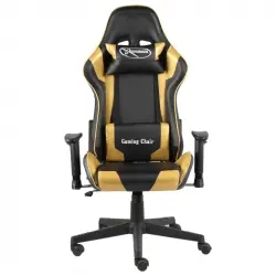 VidaXL Kenssi Silla Gaming Reclinable Dorado
