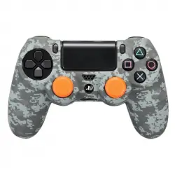 FR-TEC Funda de Silicona + Grips Digital Black para Mando PS4