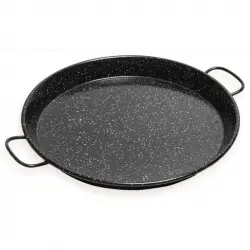 Briebe BRI-700514 Paellera Valenciana Inducción 15cm para Vitrocerámica Fuego Gas Horno Negro