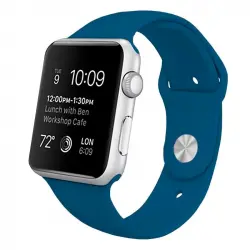 Cool Correa Goma Azul para Apple Watch Watch 42/44 mm Series 1/2/3/4/5/6/SE