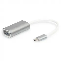 Digitus Adaptador Aluminio USB Type-C a VGA 20cm